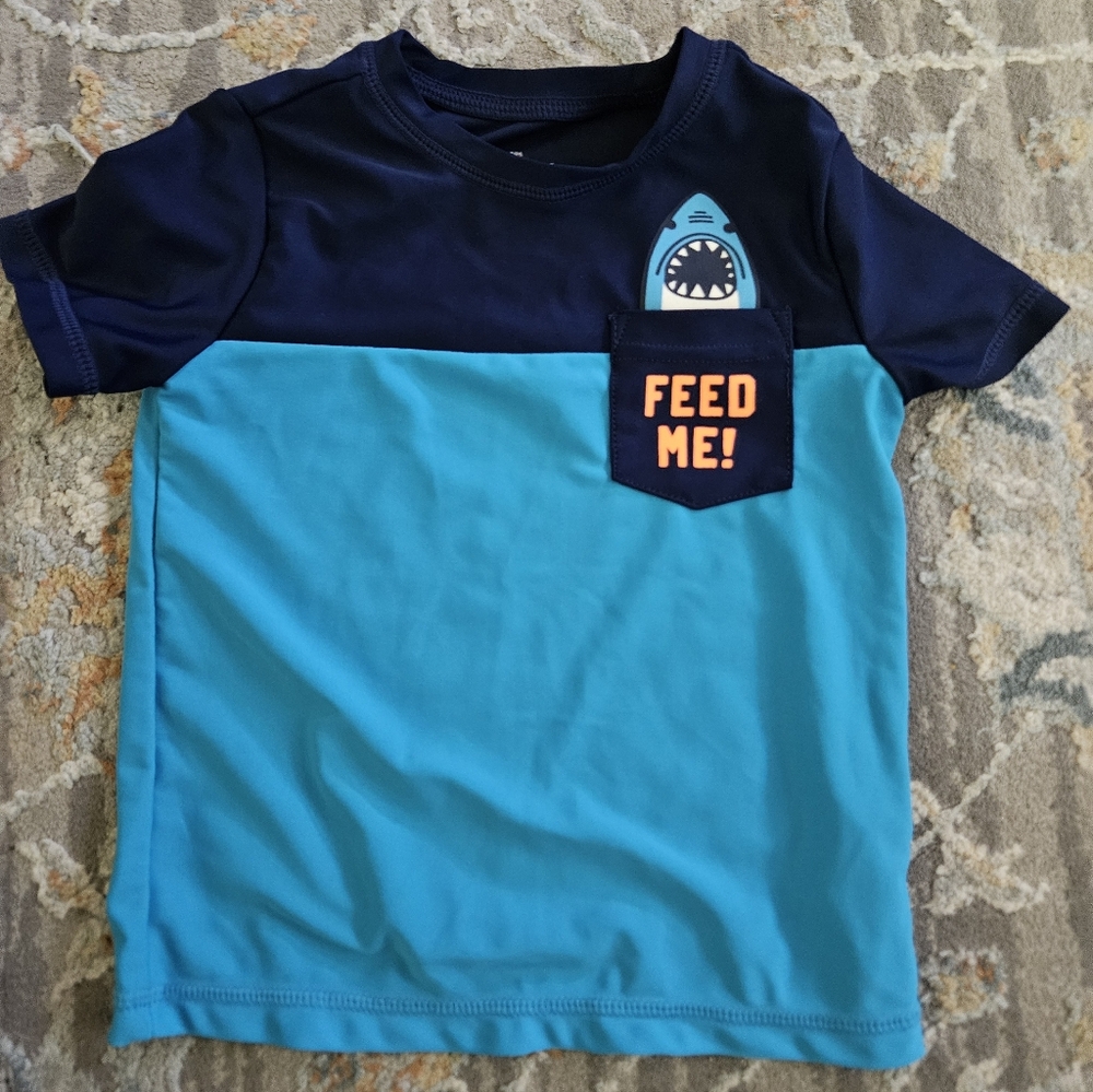 Oshkosh B'Gosh Toddler Boy's Swim Rash Guard 2T